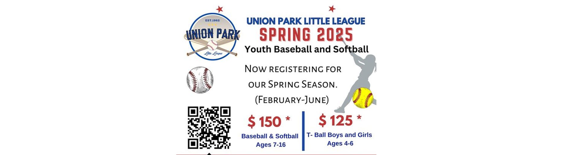 2025 Spring Registration Now Open!!!