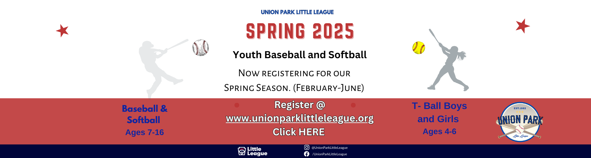 2025 Spring Registration Now Open!!!